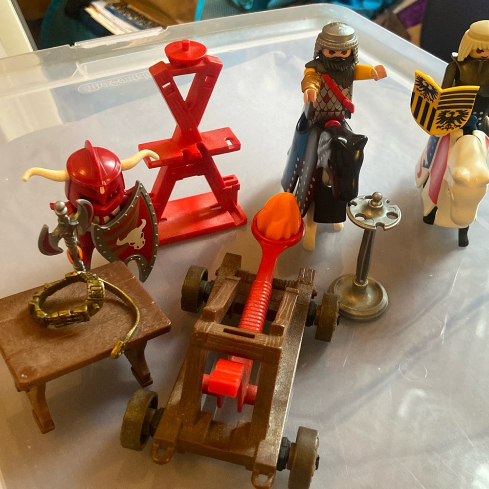 Mixed medieval Playmobil sets